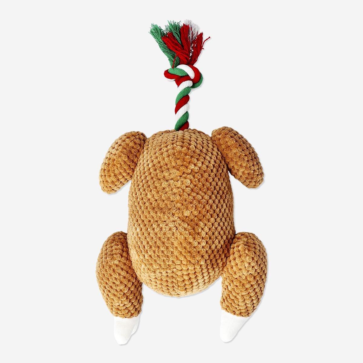 Multicolour turkey pet toy