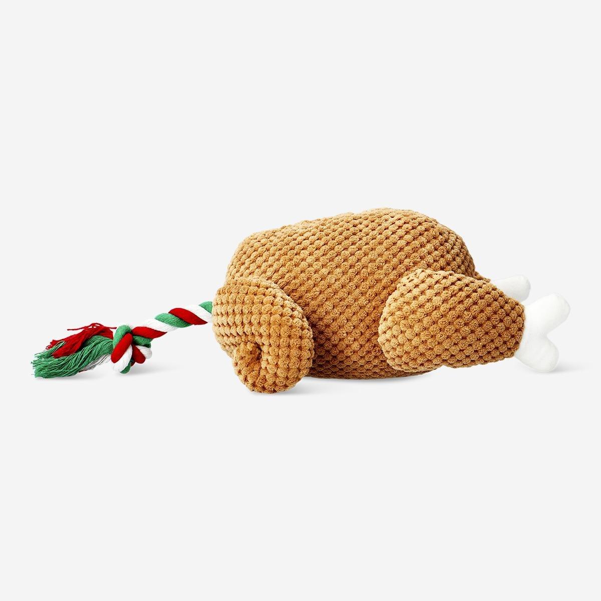 Multicolour turkey pet toy