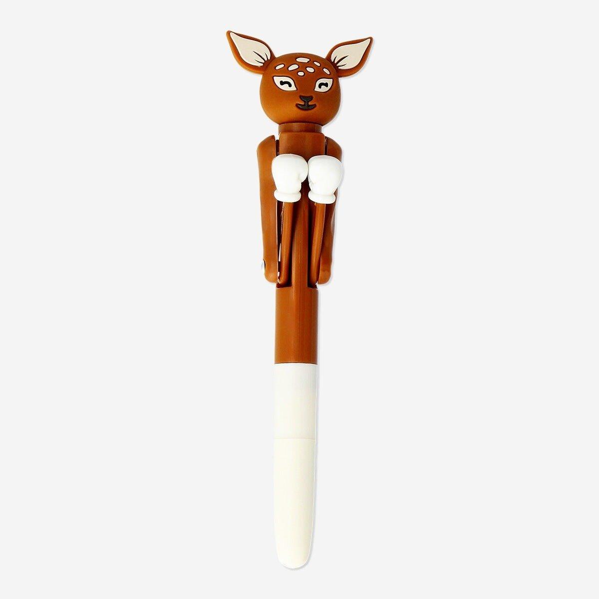 Brown Reindeer Punching Pen