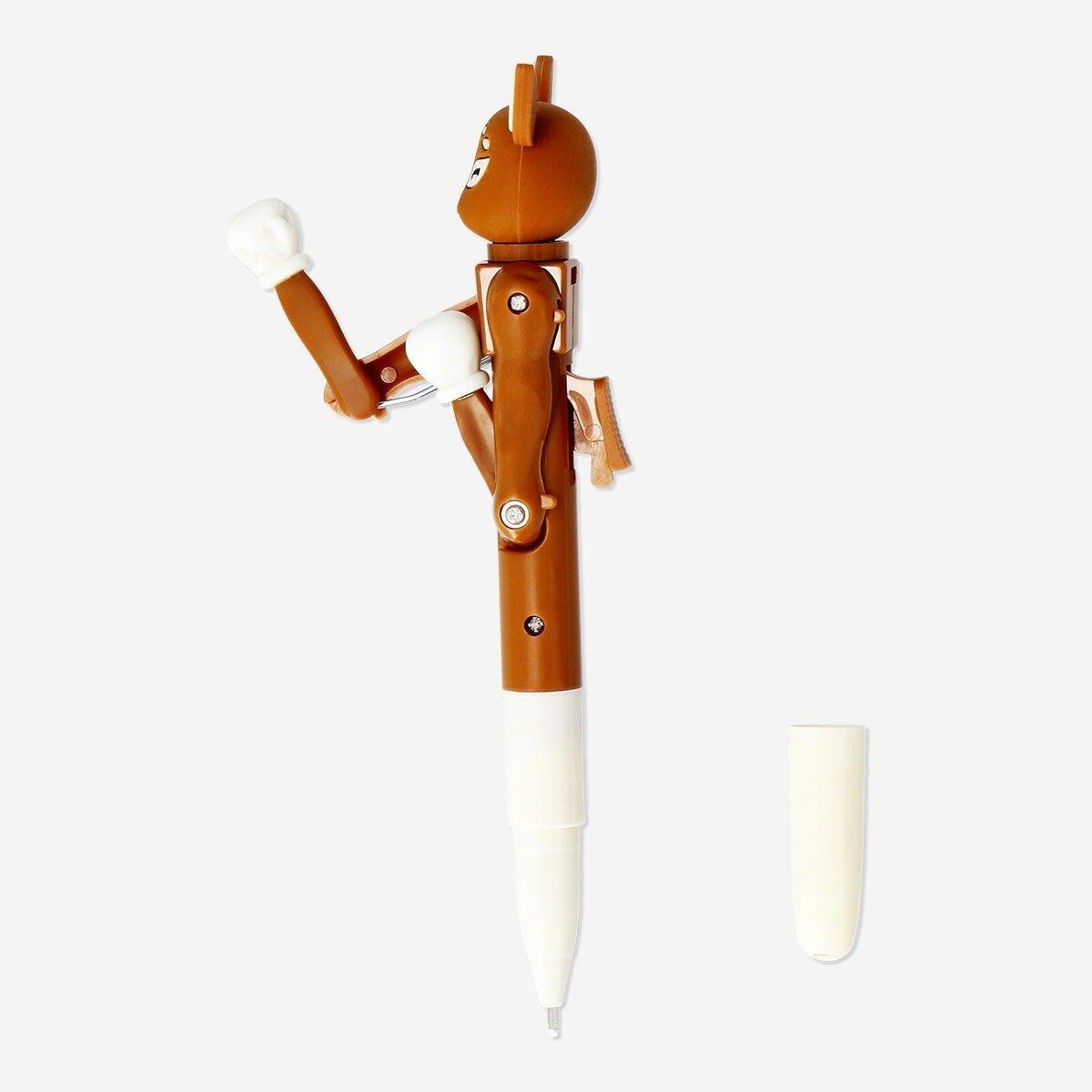 Brown Reindeer Punching Pen