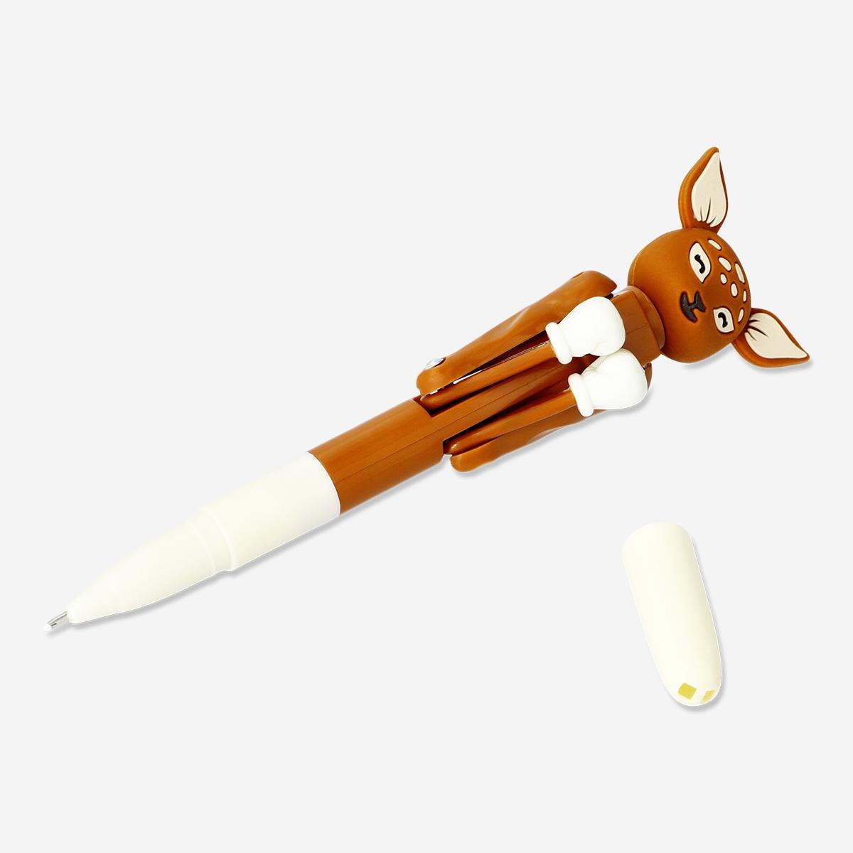 Brown Reindeer Punching Pen