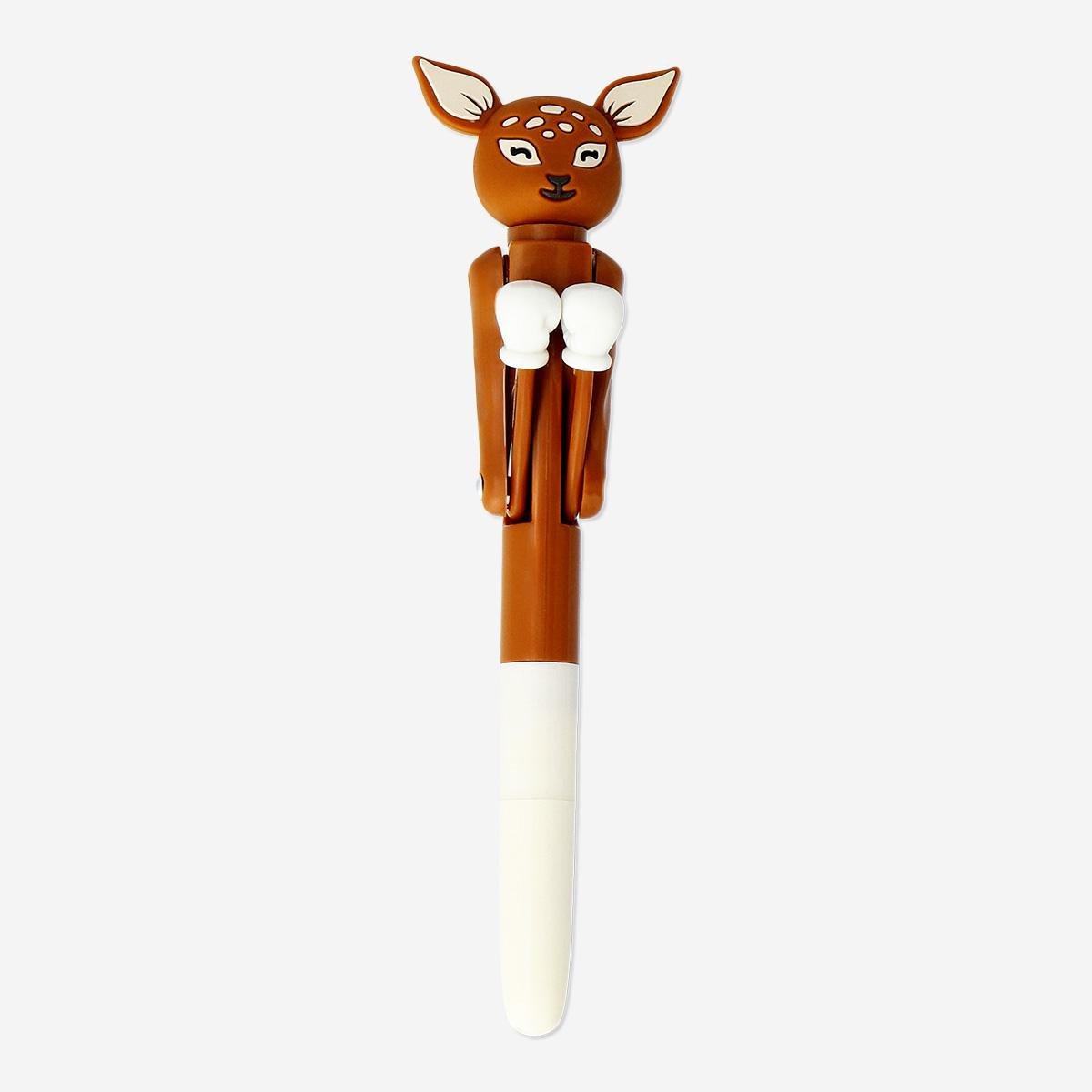 Brown Reindeer Punching Pen