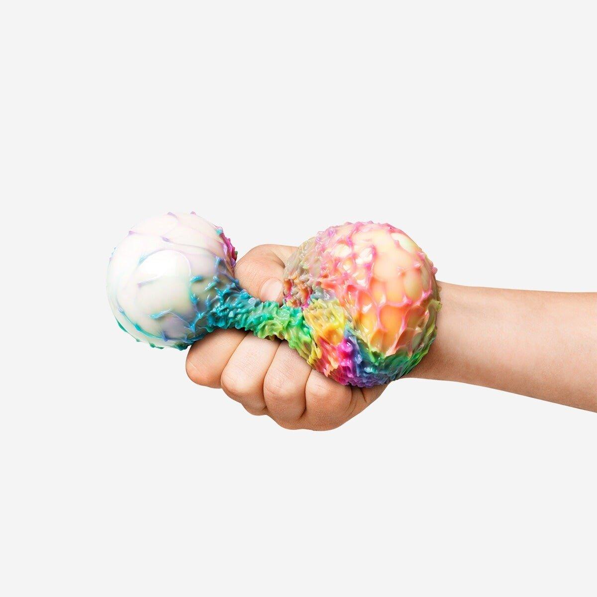 Multicolour textured squeeze toy