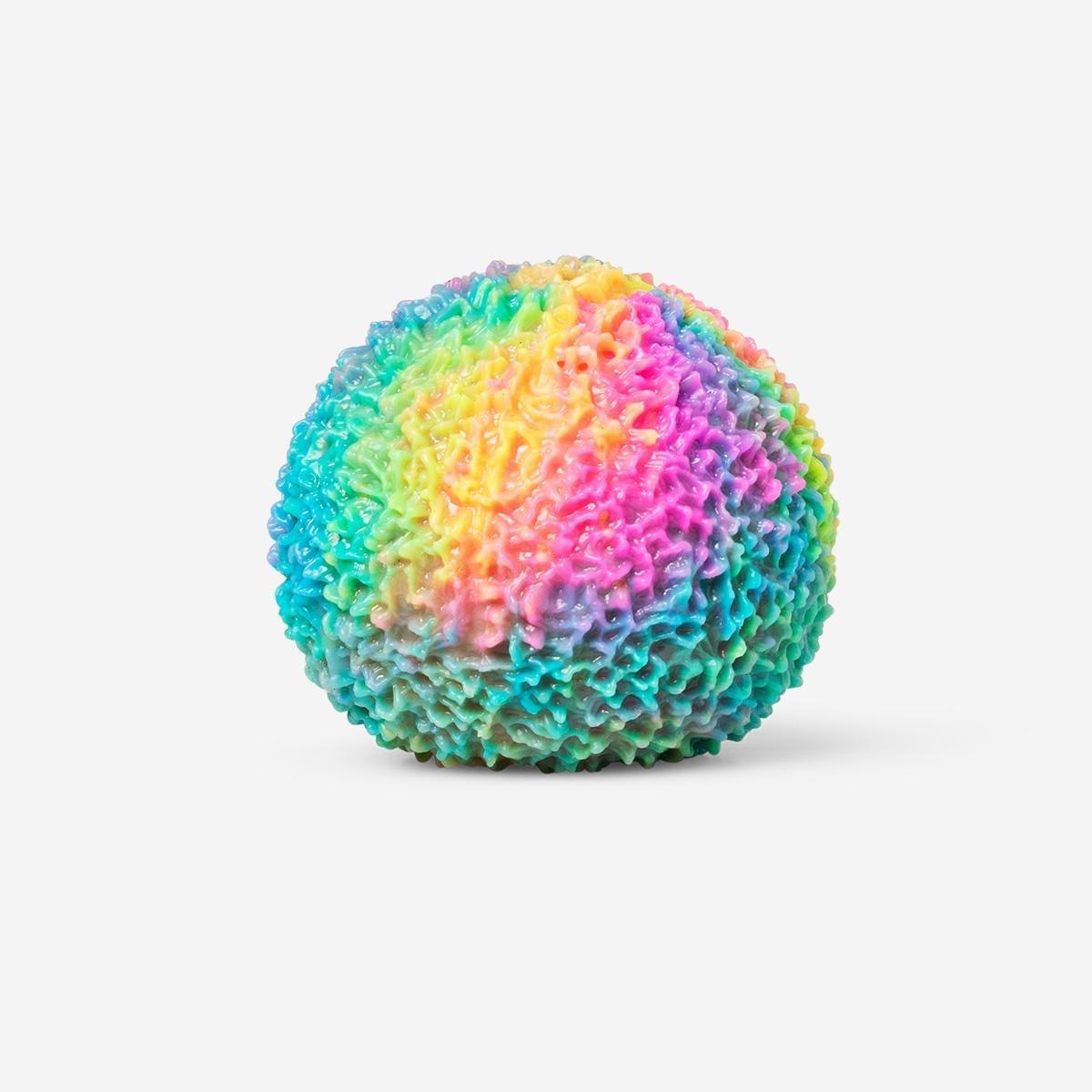 Multicolour textured squeeze toy