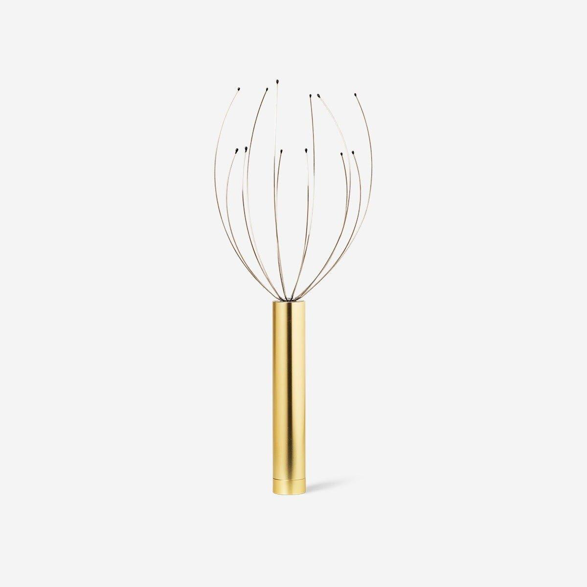 Gold vibrating head massager