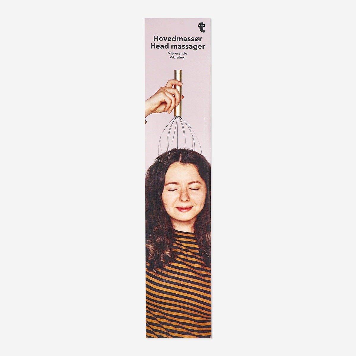 Gold vibrating head massager