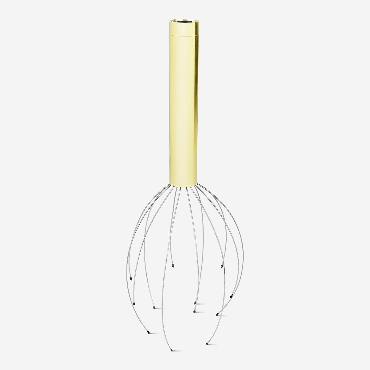Gold vibrating head massager