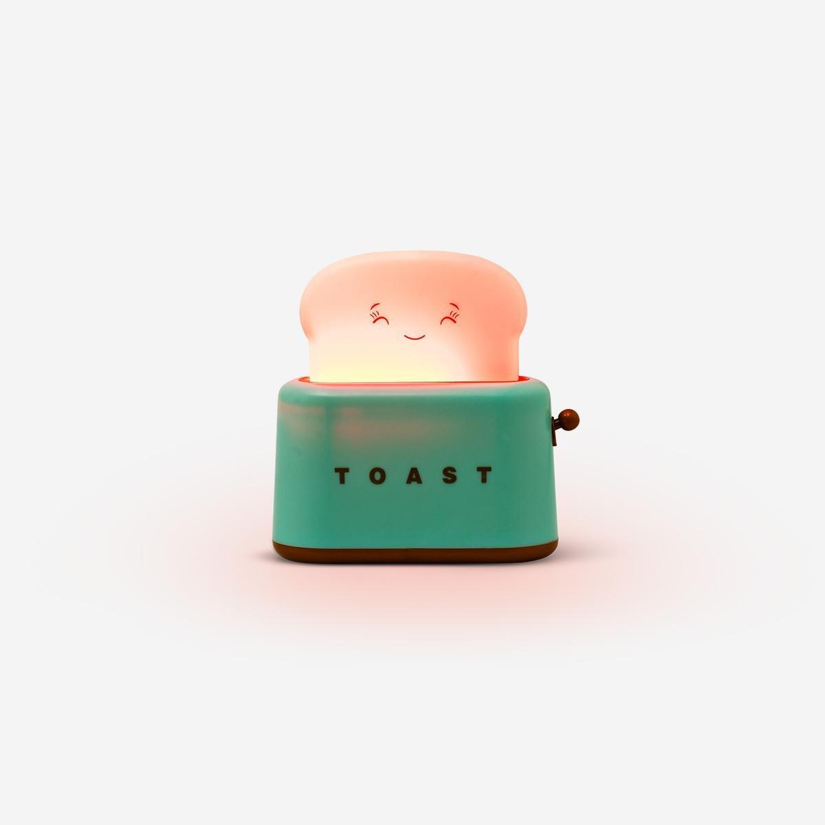 Multicolour bread toaster colour changing lamp