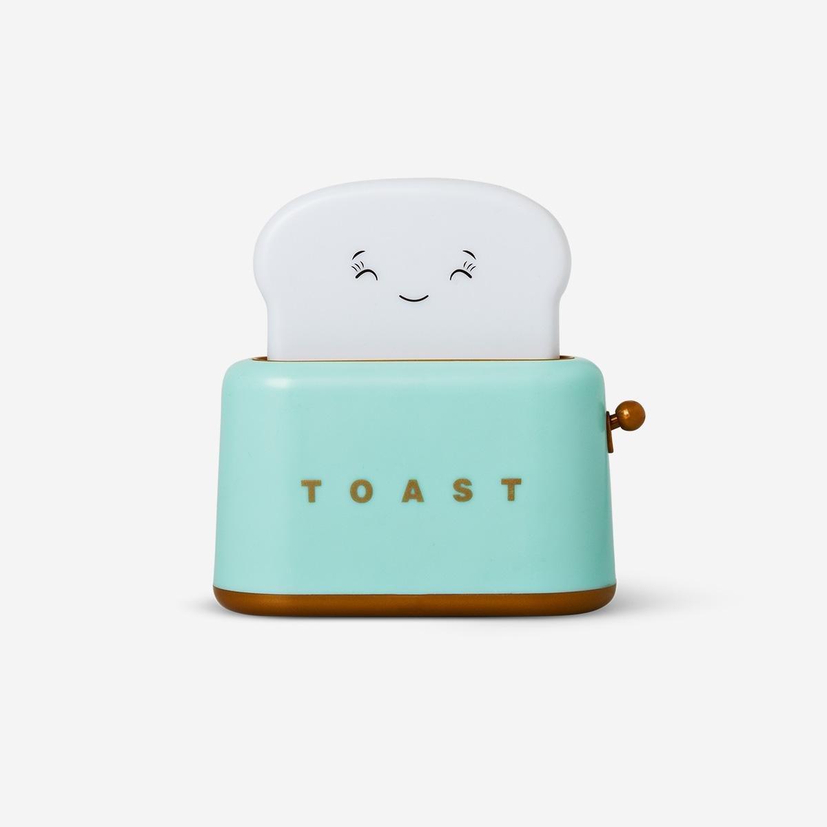 Multicolour bread toaster colour changing lamp