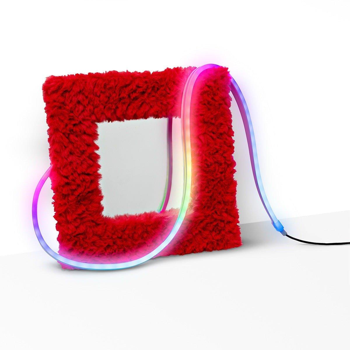 Blue colour-changing light candy dispenser