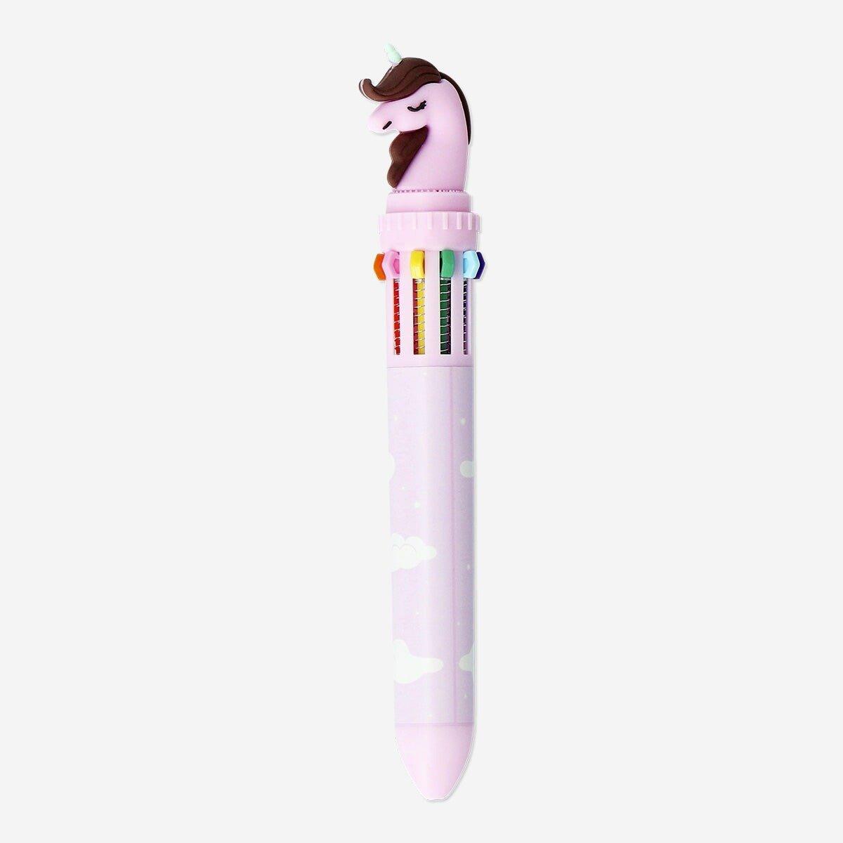Multicolour Christmas erasers in animal shape - 5 pieces