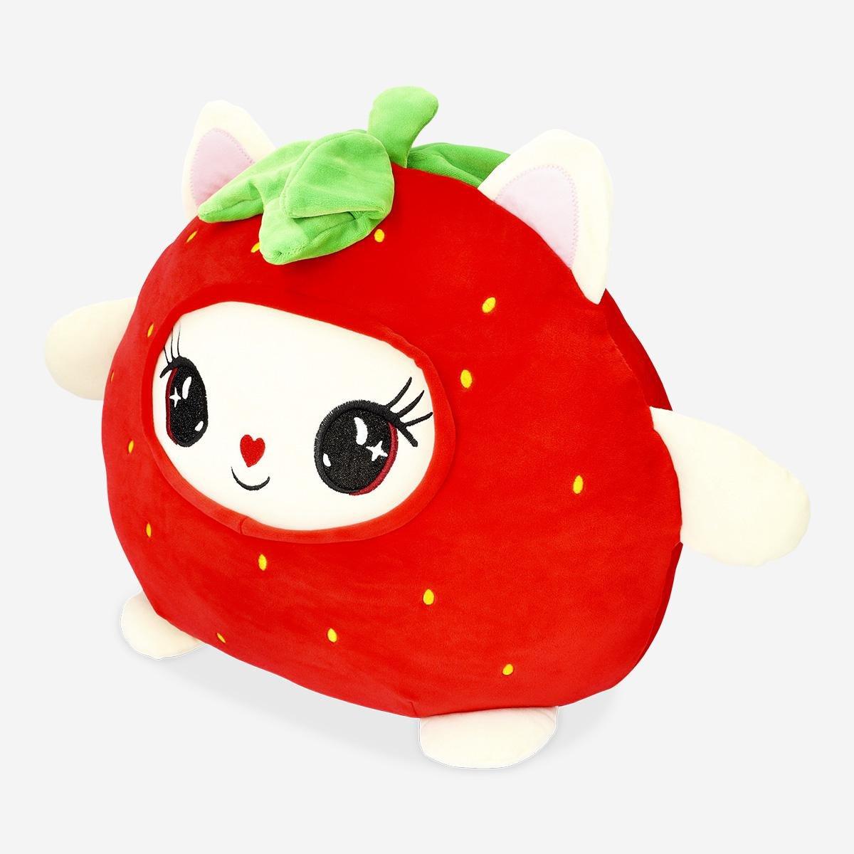 Multicolour plush strawberry toy