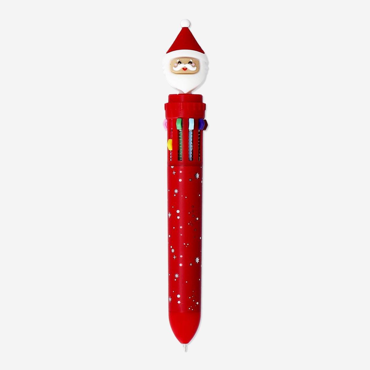Multicolour ballpoint Pen Santa