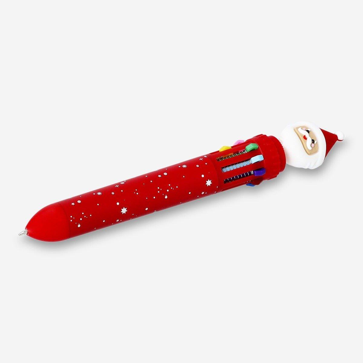 Multicolour ballpoint Pen Santa