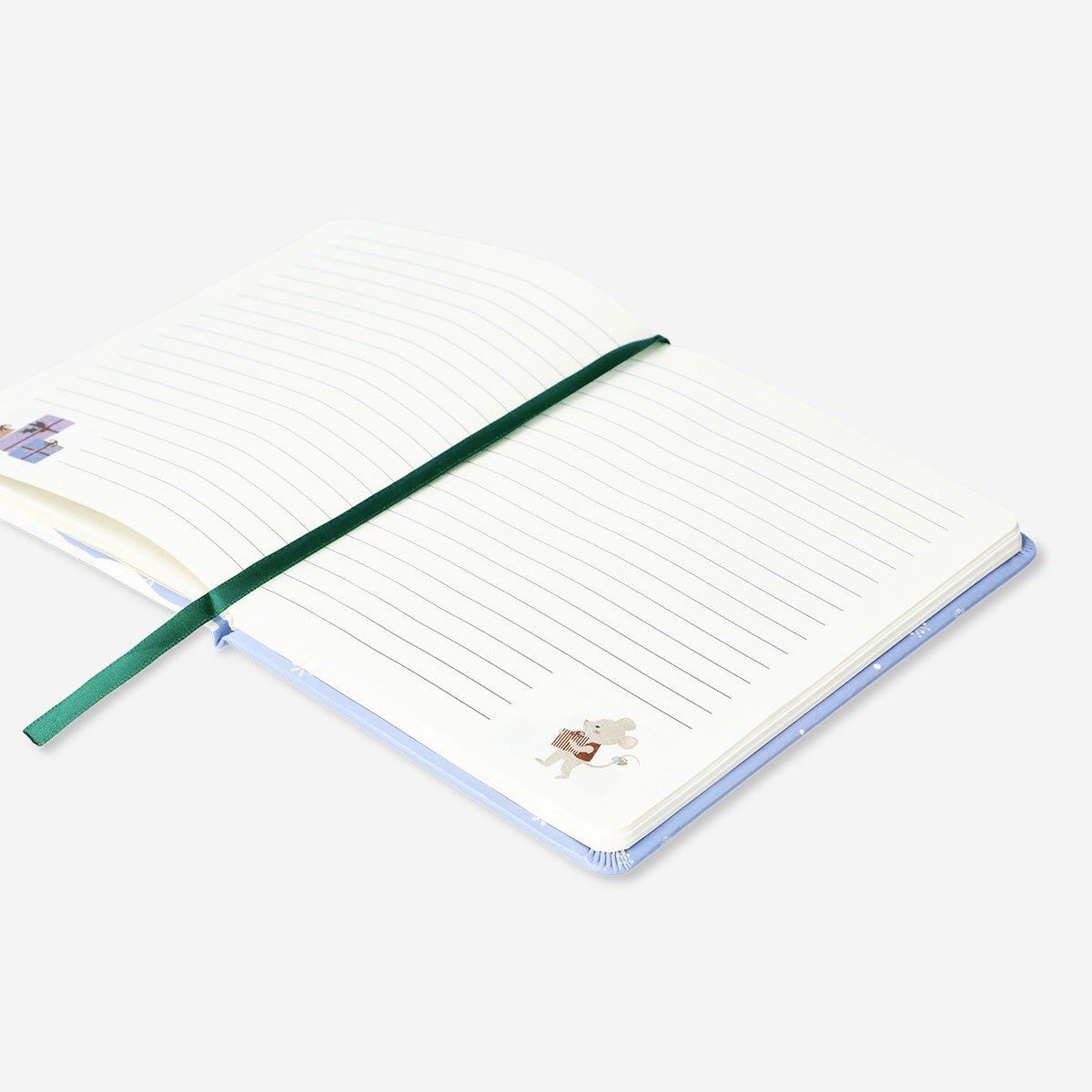 Multicolour Velcro Notebook Christmas Tree