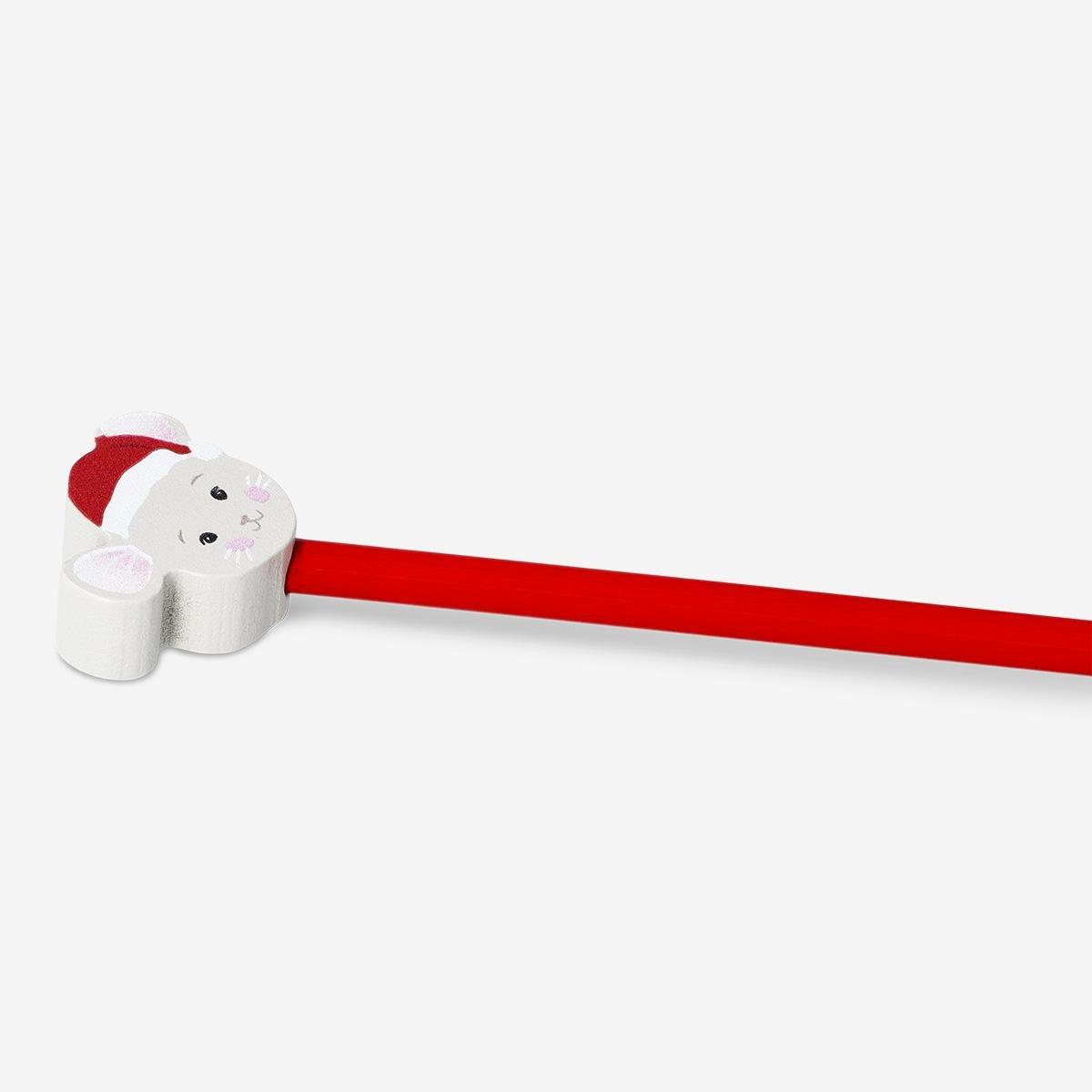 Multicolour Mouse Topper Pencil