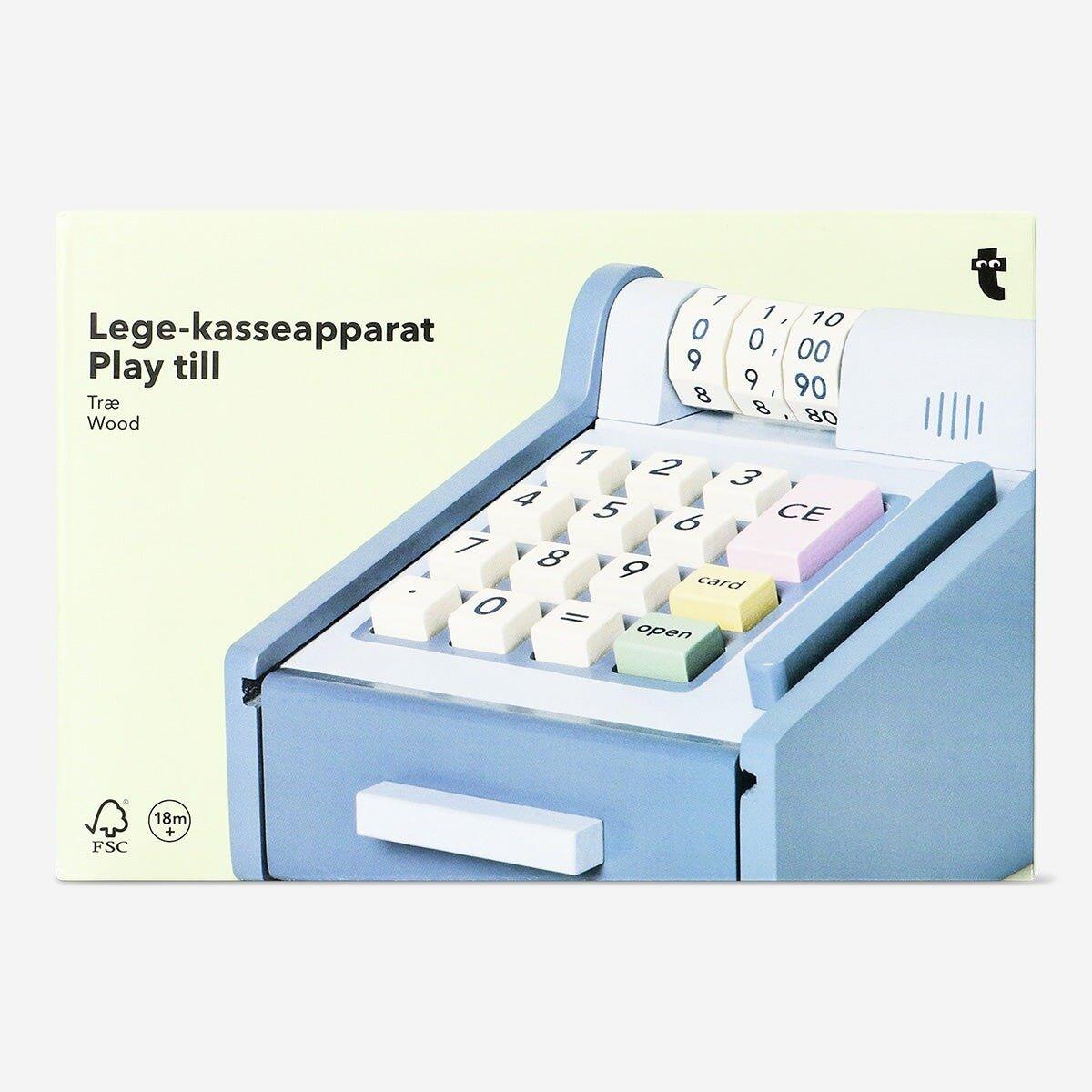 Multicolour wooden play till