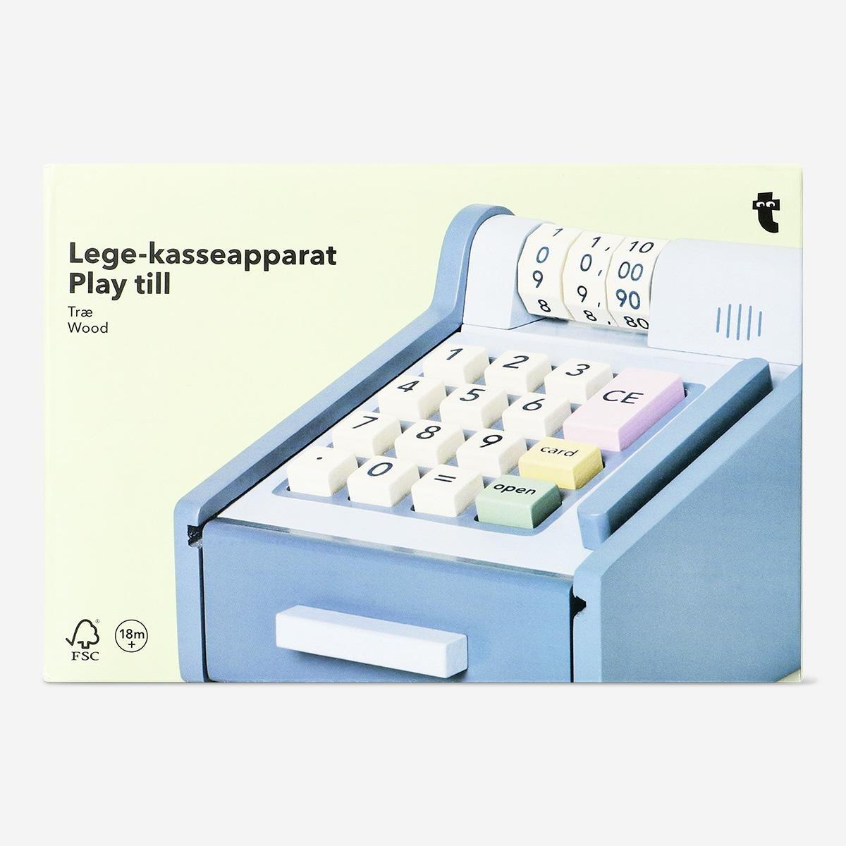 Multicolour wooden play till