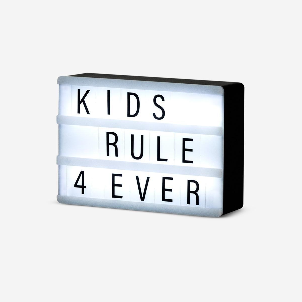 White Lightbox With 200 Letters - A7