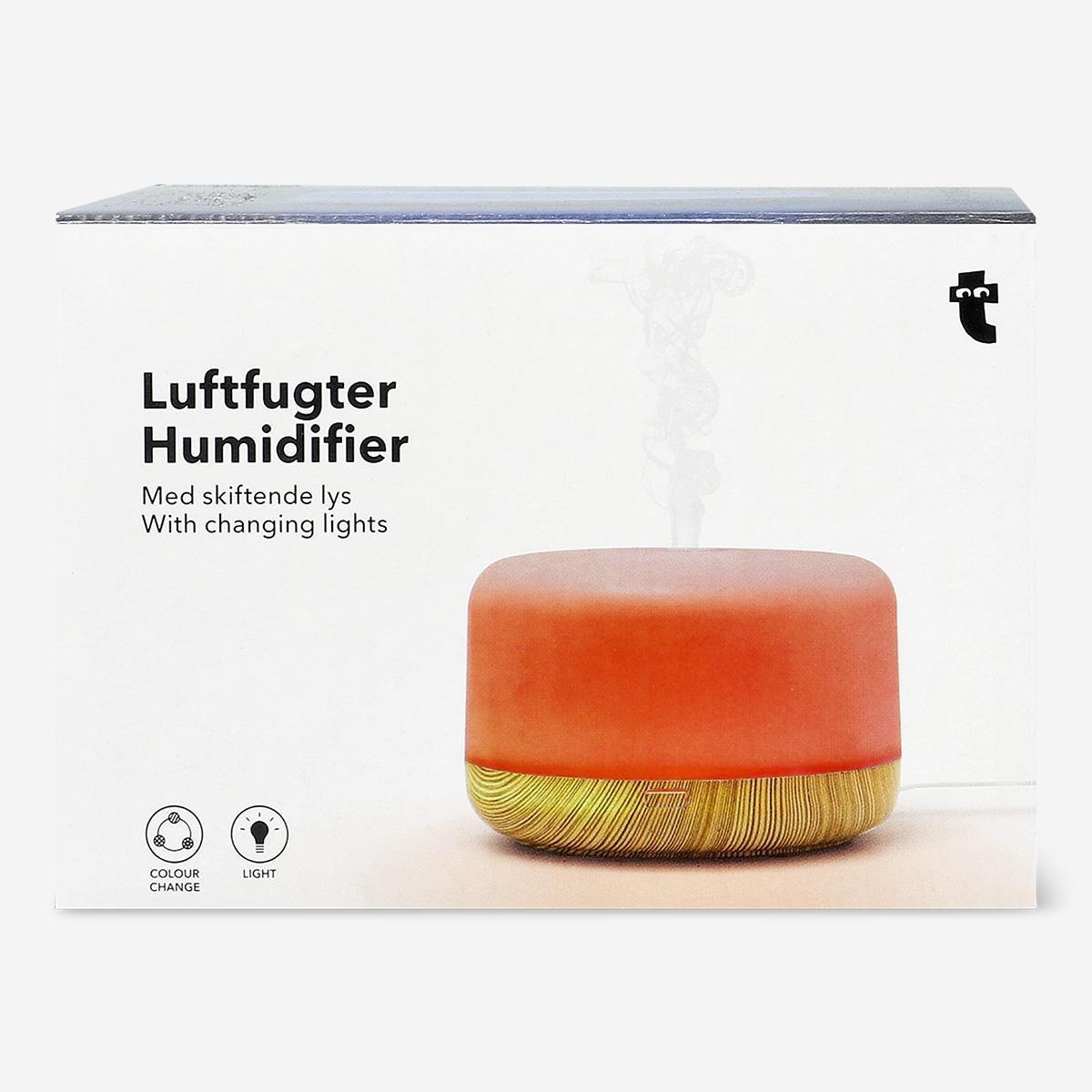 Multicolour humidifier with colour change