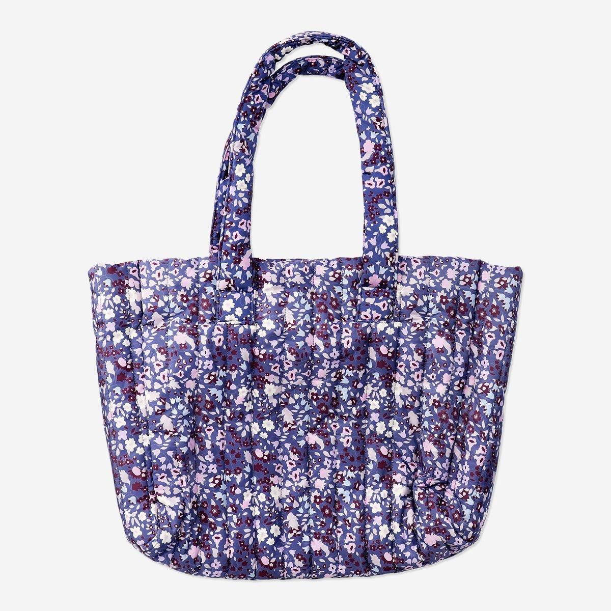 Multicolour quilted floral bag