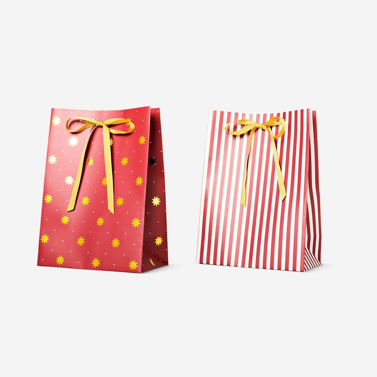 Multicolour gift bags - 2 pcs