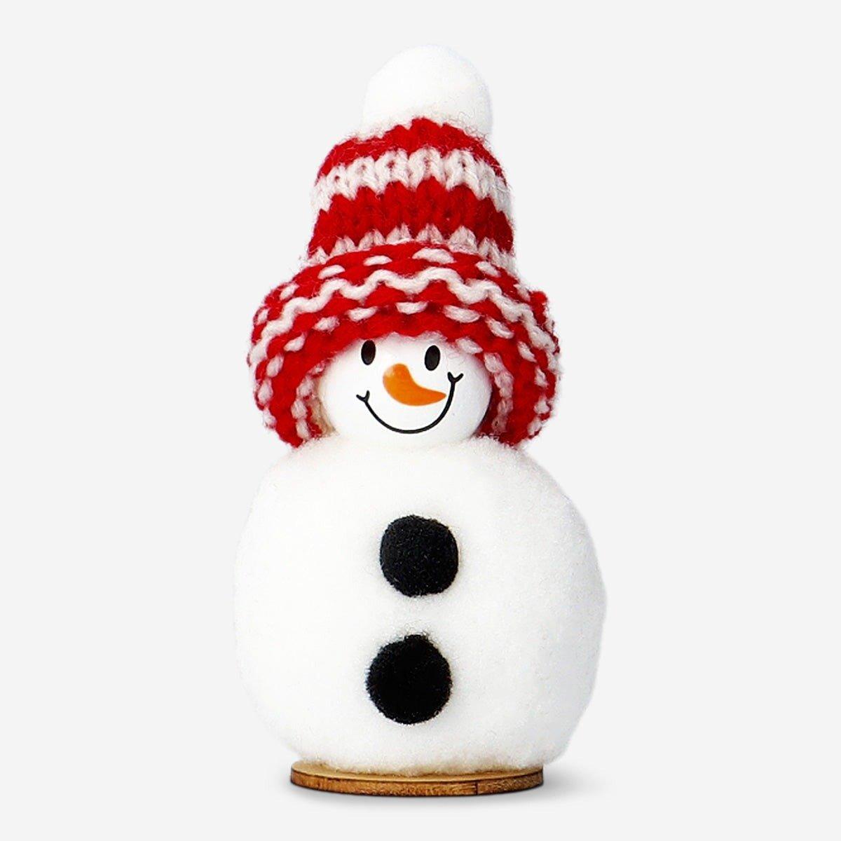 White Decorative Snowman - Small
