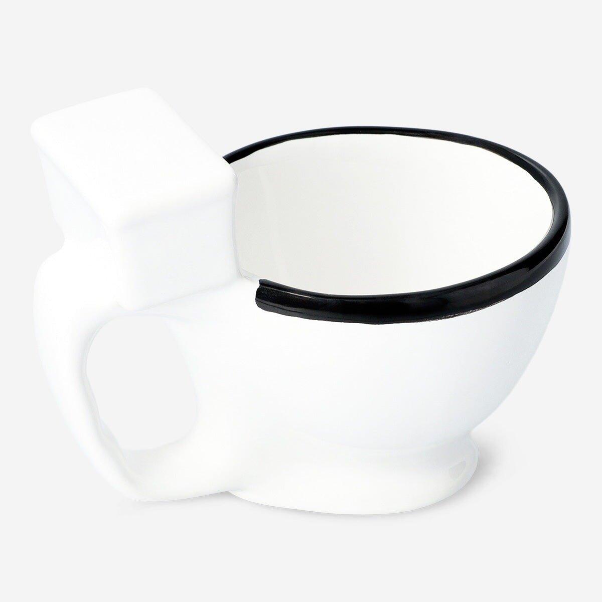 White toilet shaped mug - 260 ml