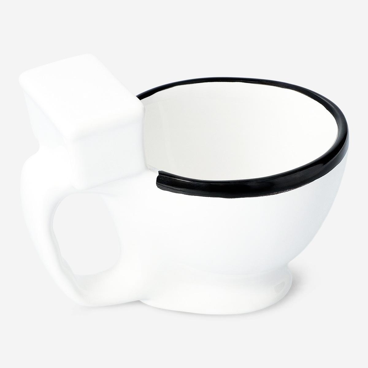White toilet shaped mug - 260 ml