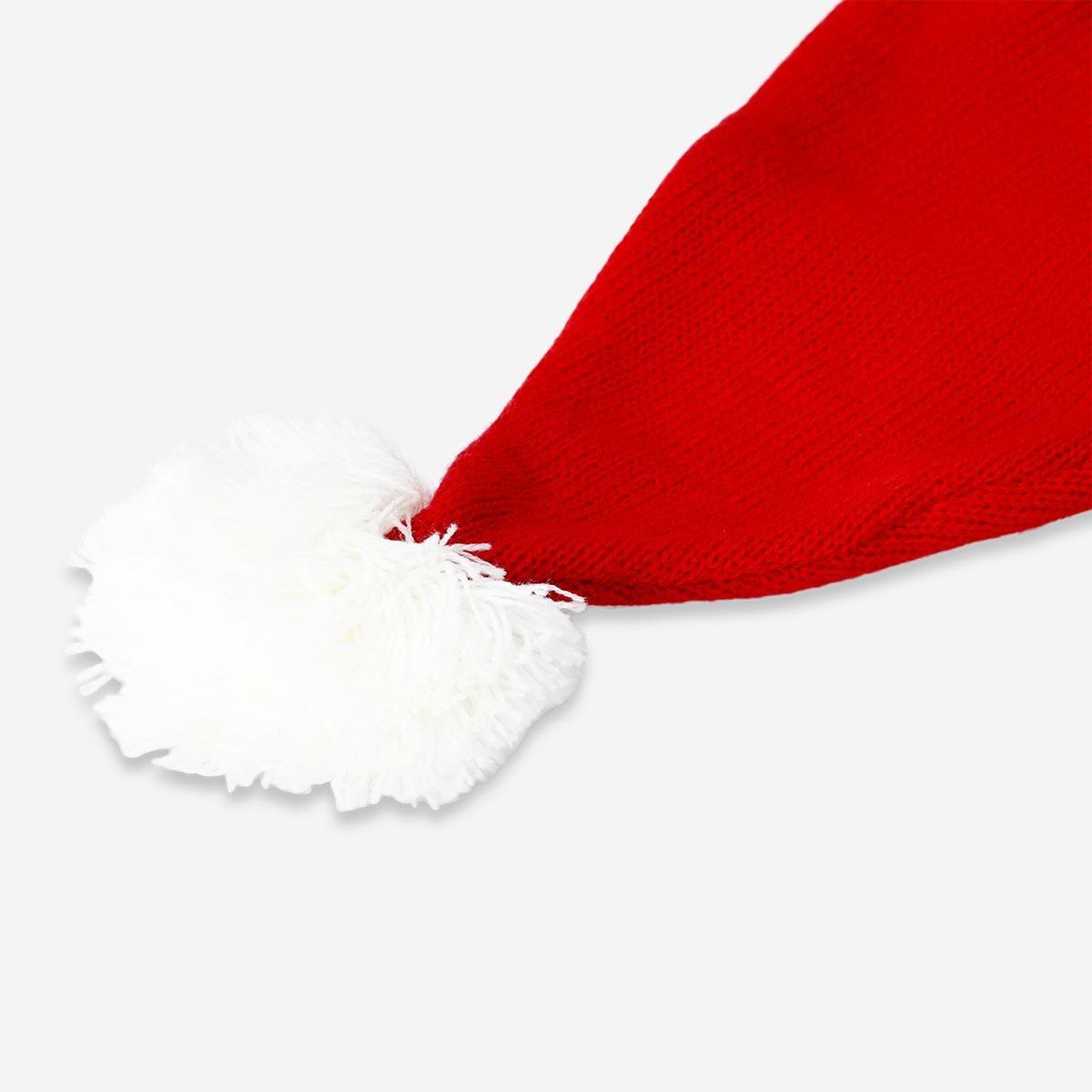 Red Knitted Santa's Hat - For Kids