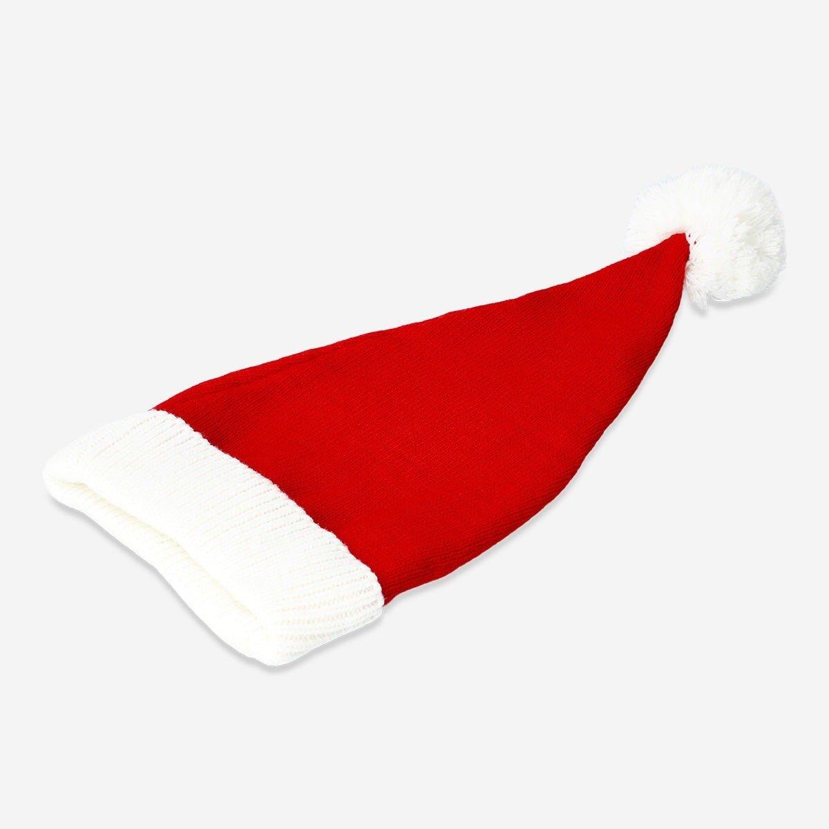 Red Knitted Santa's Hat - For Kids