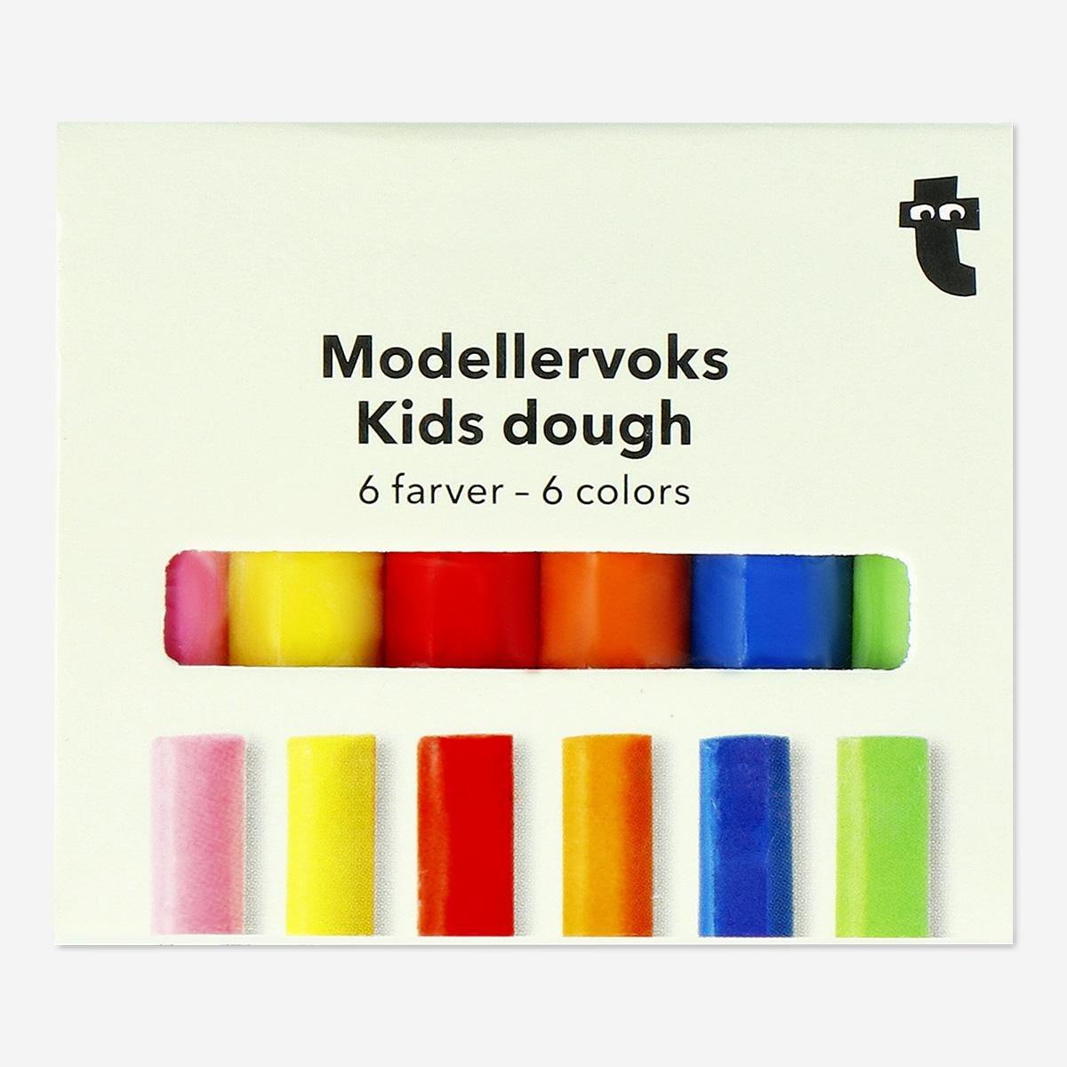 Multicolour kids dough set - 6 pcs