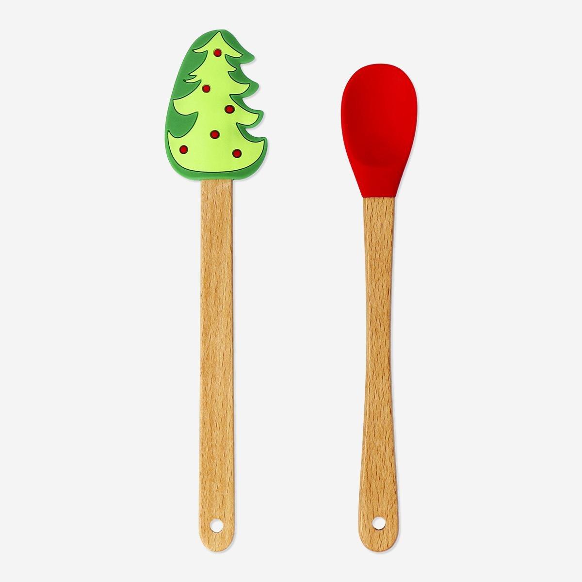 Multicolour Baking Utensil Set - 2 Pcs