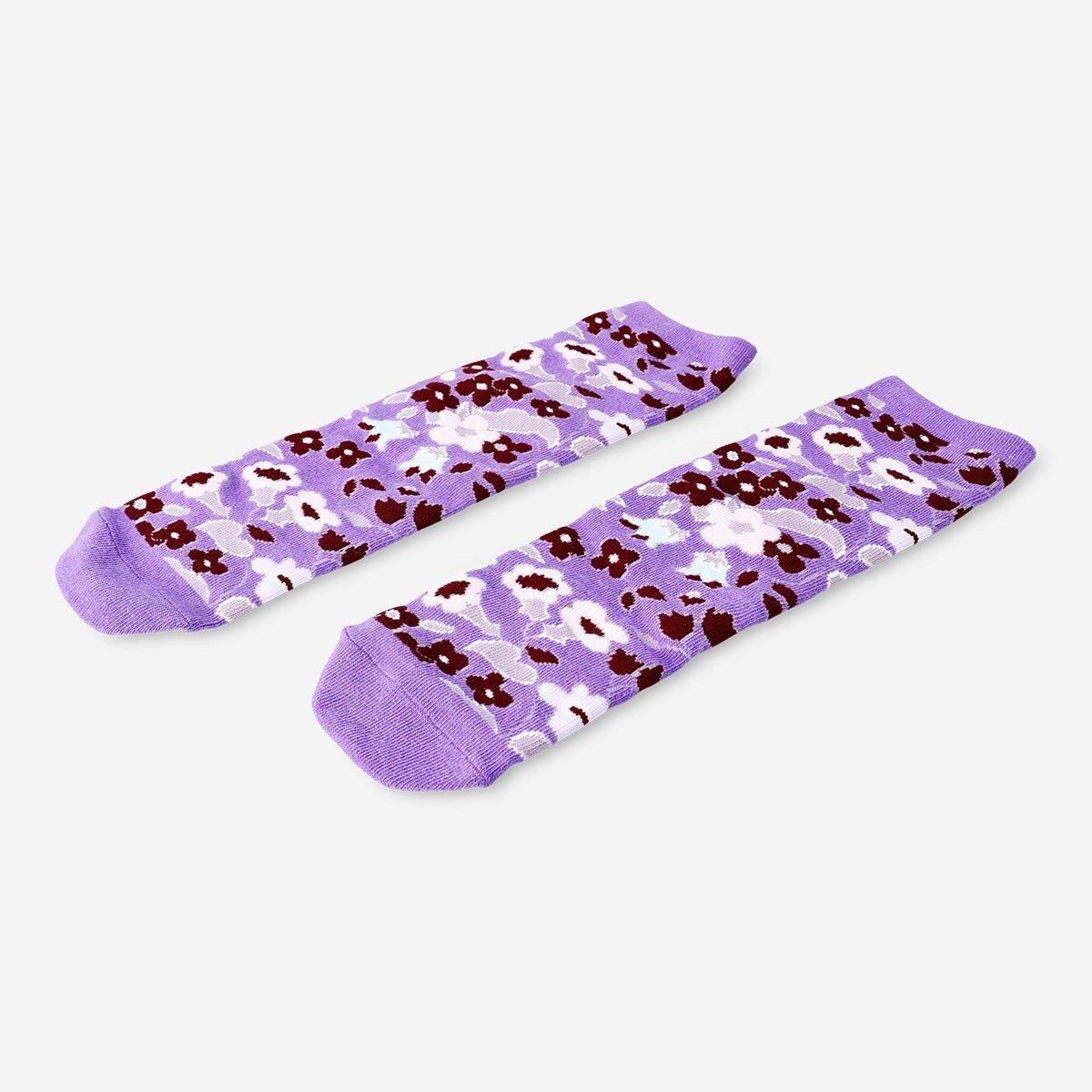 Multicolour floral socks in size 38/40