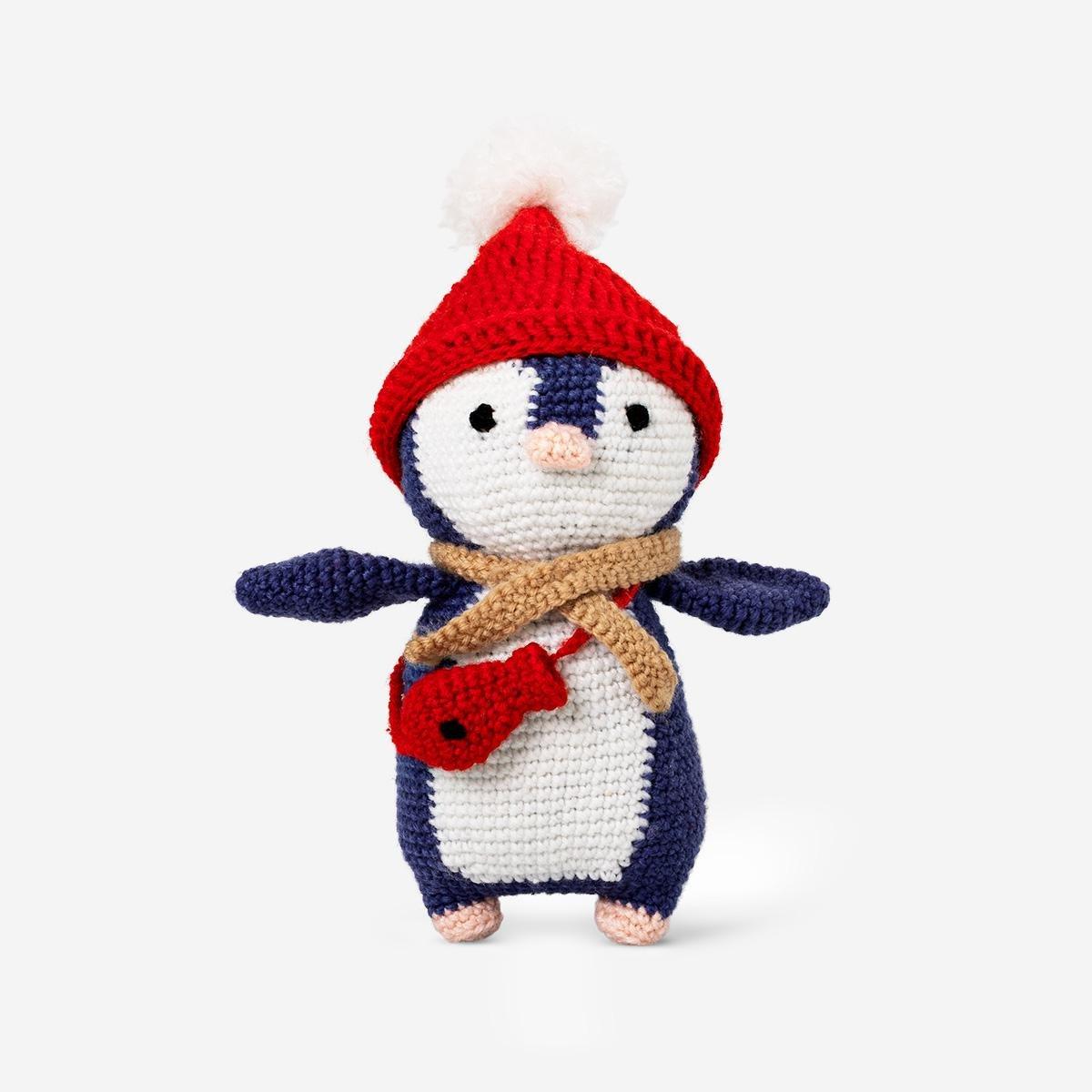 Multicolour Diy Crochet Penguin Kit