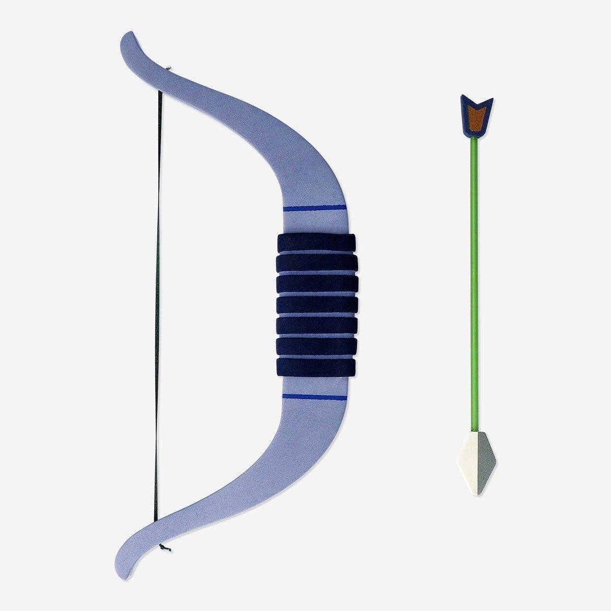 Multicolour foam bow and arrow