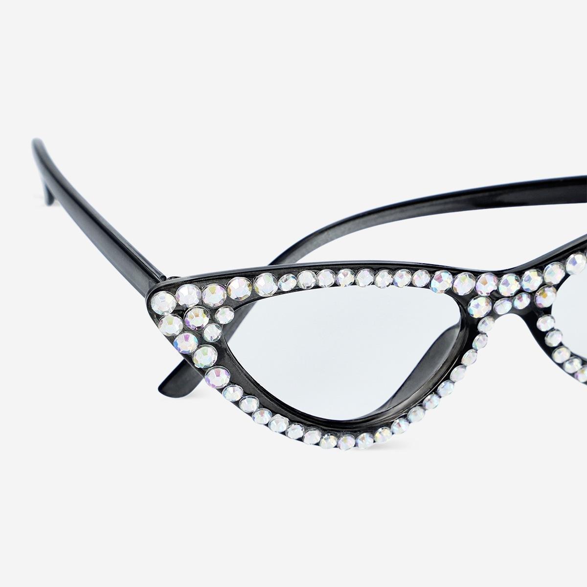 Black party glasses