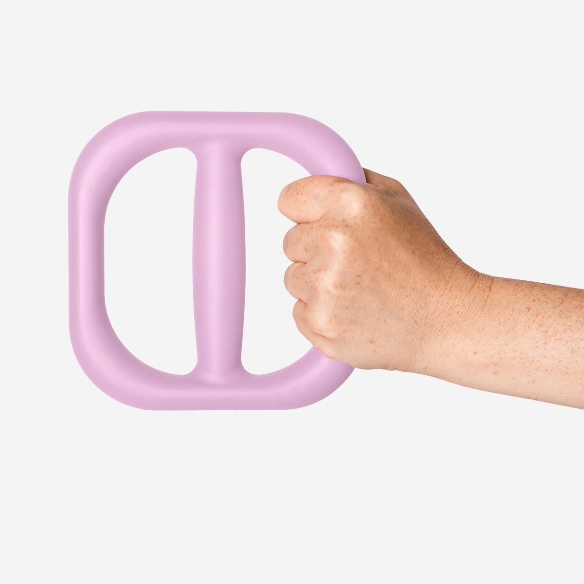 Pink exercise dumbbell - 1 kg