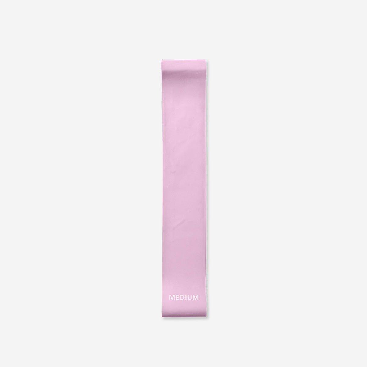 Pink exercise band - medium resistance