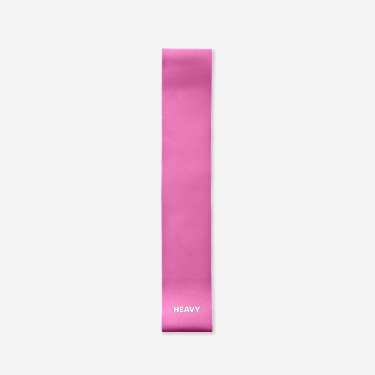 Pink exercise band - heavy resistance