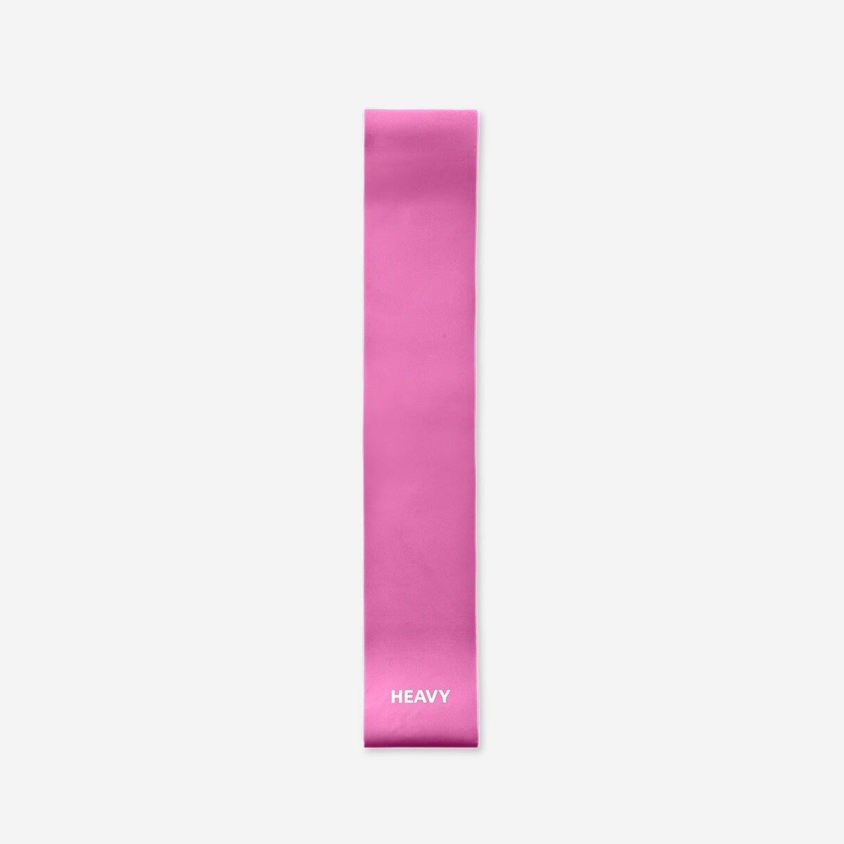 Pink exercise band - heavy resistance