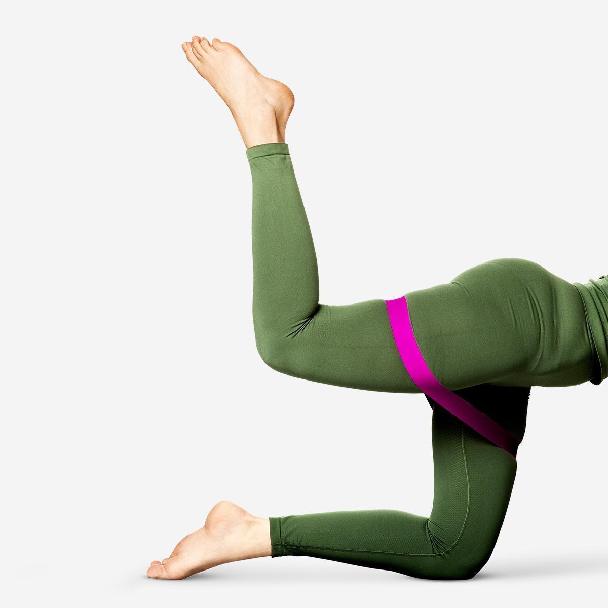 Pink exercise band - extra heavy resistance