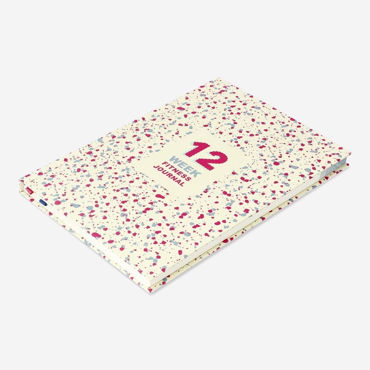 Multicolour fitness journal - English