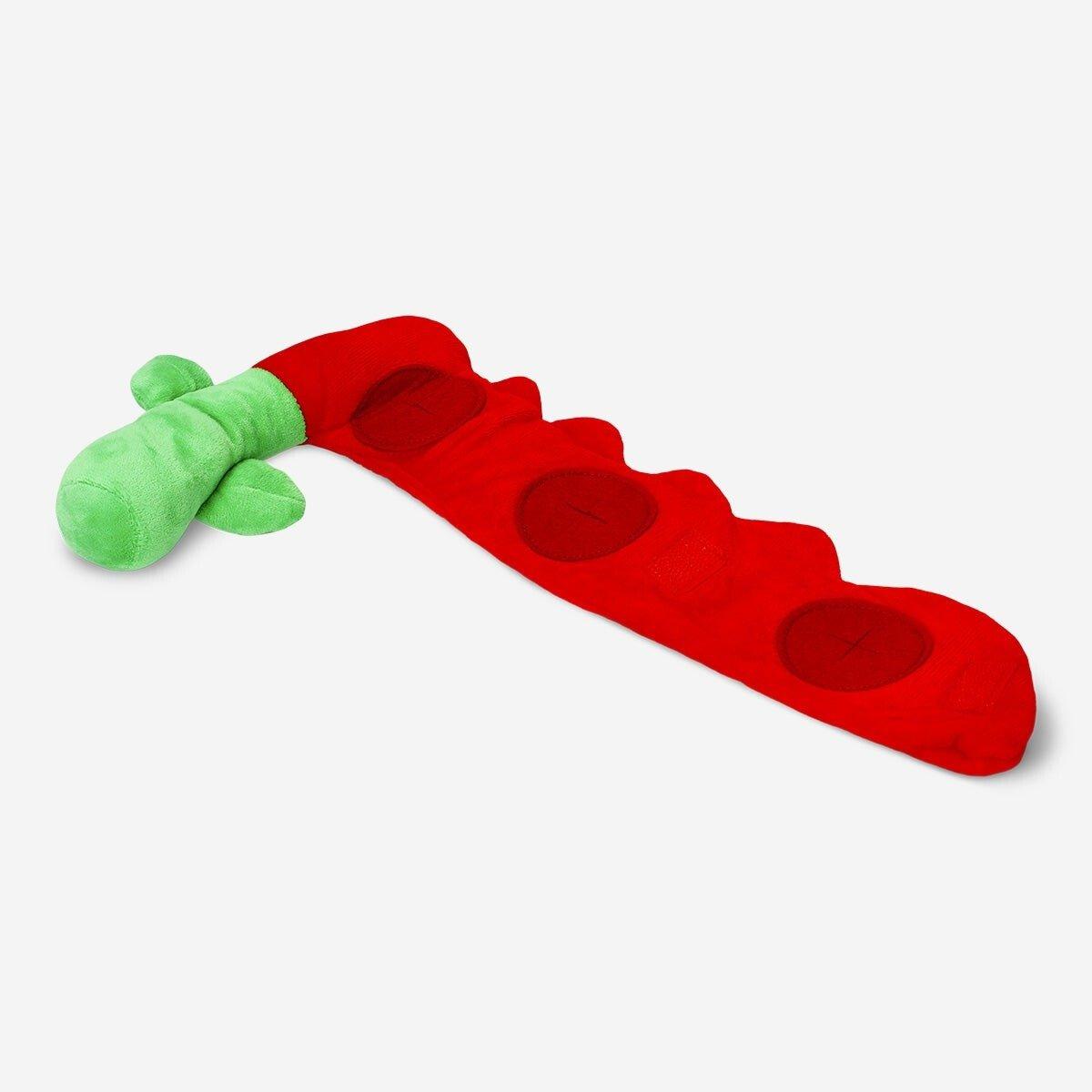 Multicolour rose shaped pet treat toy