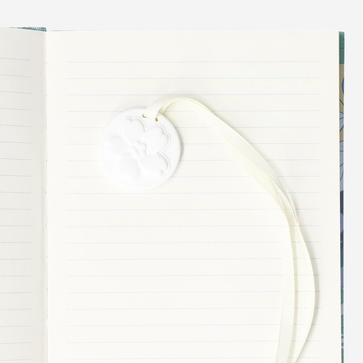 Multicolour notebook with bookmark for fragrance