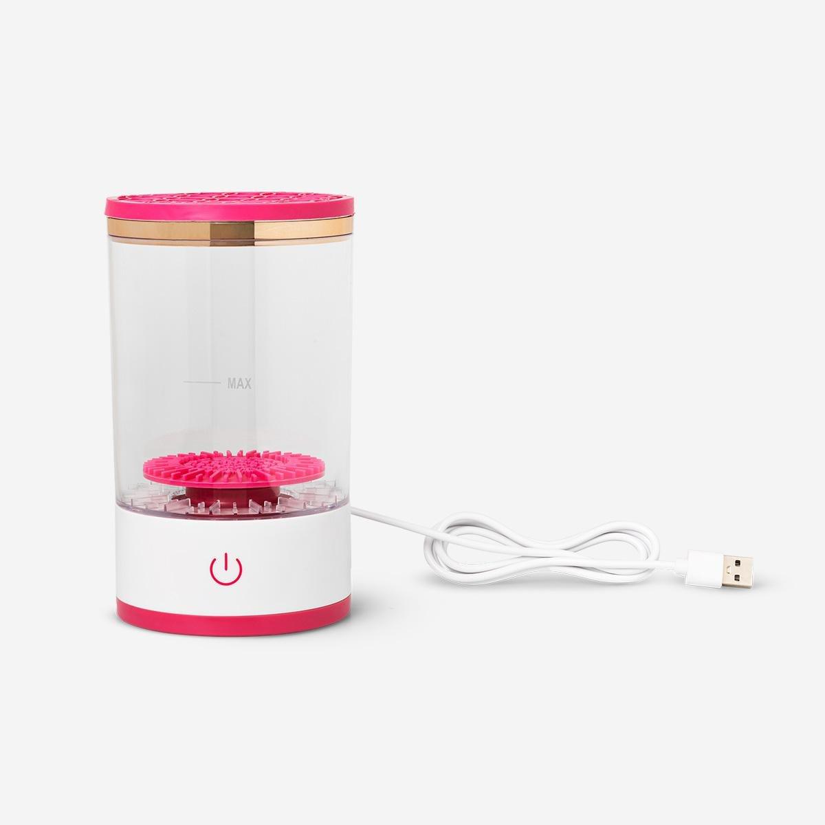 Pink Cleaning Machine For Makeup Brushes