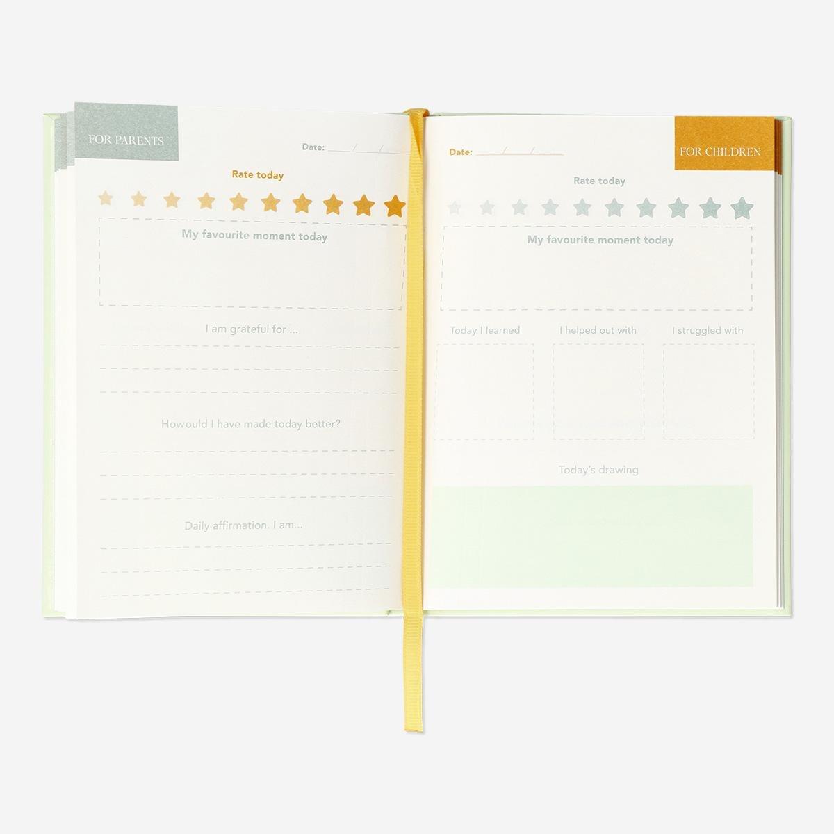 Multicolour five minute journal for parents and kids