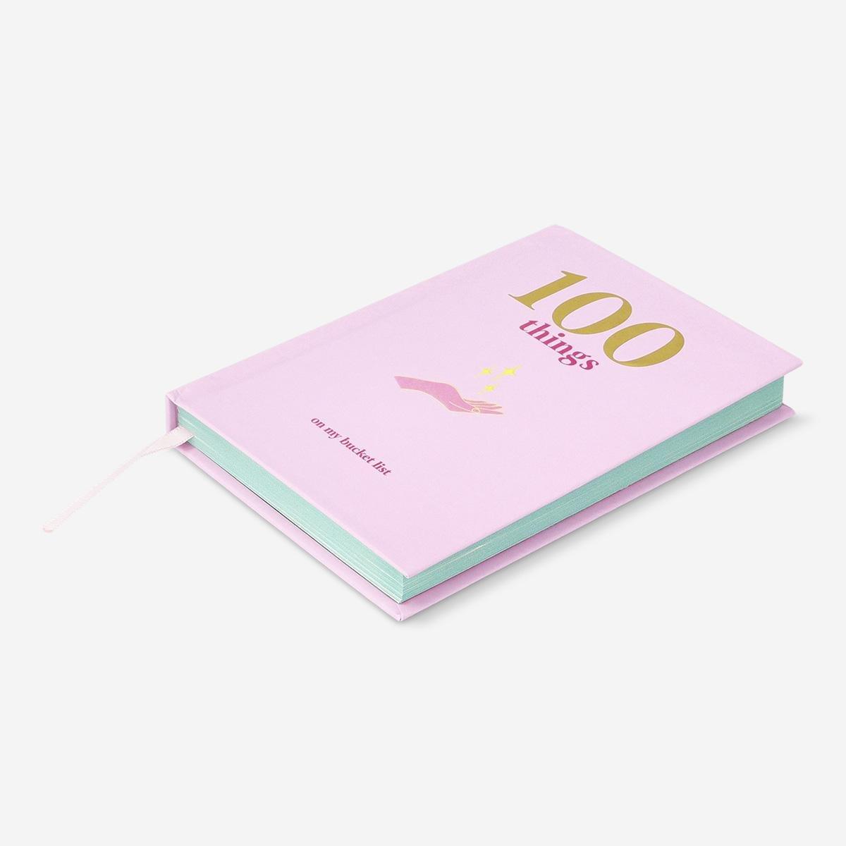 Multicolour bucket list notebook a6 - english