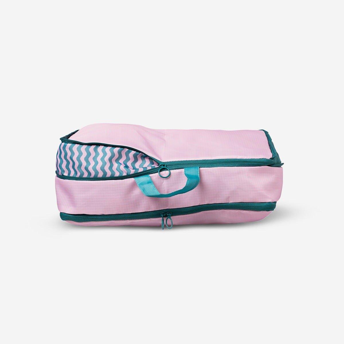 Pink compression organiser bag - medium