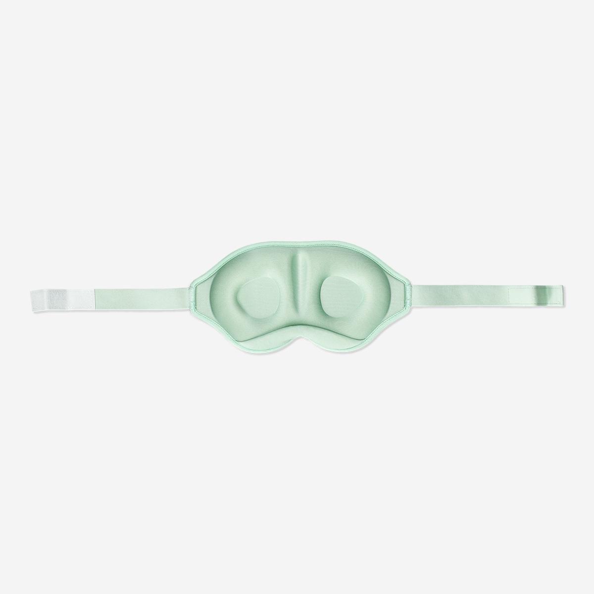 Green foam sleeping mask for adults